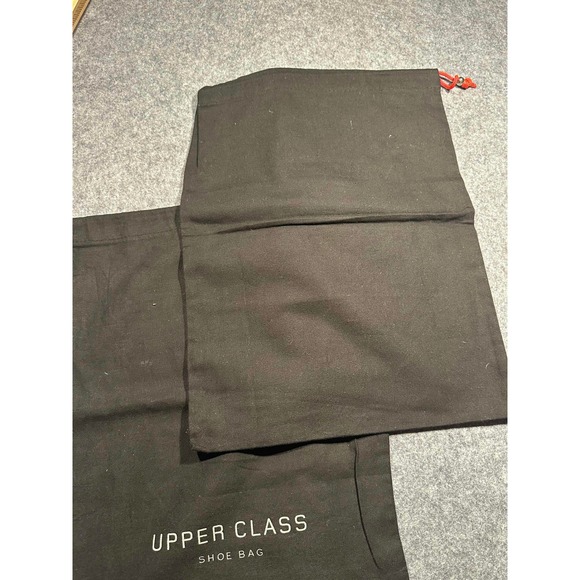 Virgin Atlantic Airways Other - Virgin Atlantic Upper Class Shoe Bag Set Black Travel Drawstring Pouches 2 Pack